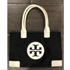 Tory Burch black and white tote bag
